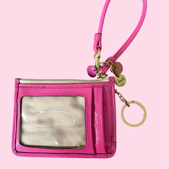 COACH CARDHOLDER WRISTLET POLKA DOTS - Picture 2 of 3